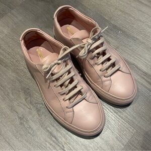 COMMON PROJECTS Pink Original Achilles Low Sneakers